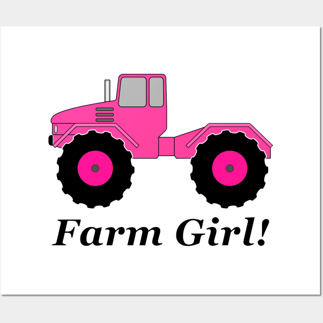 Farm Girl Wall Art by NiftyGaloot